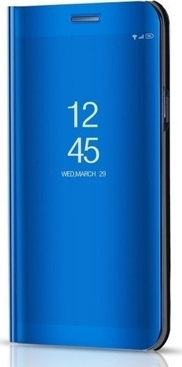 Clear View Book Plastic Albastru (Huawei P40 Lite E)