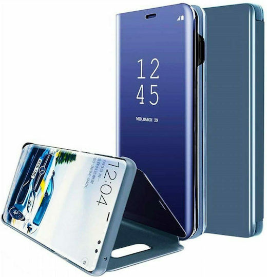 Clear View Book Plastic Albastru (Huawei P40 Lite E)