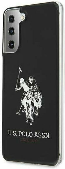 U.S. Polo Assn. Shiny Big Logo Back Cover Πλαστικό Μαύρο (Galaxy S21+ 5G)