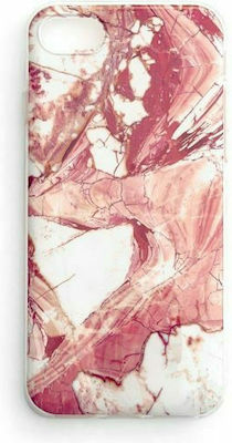 Wozinsky Marble Silicone Back Cover Pink (Galaxy A51)