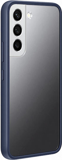 Samsung Back Cover Plastic Navy Blue / Transparent (Galaxy S22 5G)