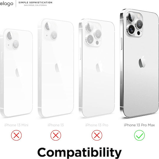 Elago Soft Umschlag Rückseite Silikon 0.2mm Lila (iPhone 13 Pro Max)
