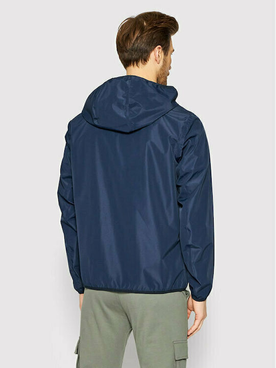 Jack & Jones Men's Winter Jacket Waterproof Navy Blue