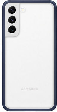 Samsung Umschlag Rückseite Kunststoff Transparent / Navy Blue (Galaxy S22+ 5G)