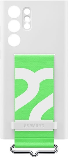 Samsung Задна корица Силикон Бял (Galaxy S22 Ultra 5G)