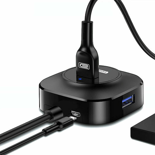 Earldom USB Hub 4 Ports USB 2.0 with USB-A Connection