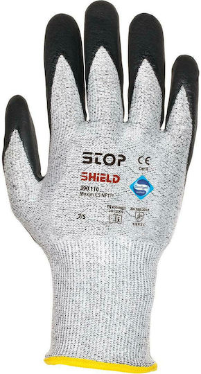 STOP Shield Maxim C5 Nft Arbeitshandschuhe Schwarz Nitril 1Stück