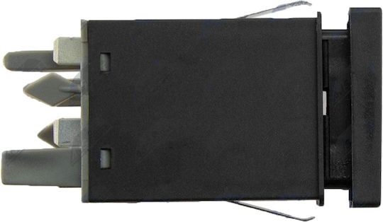NTY Car Hazard Switch for Volkswagen Passat B5 7pin Black