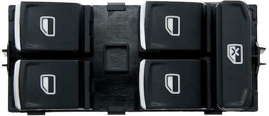 NTY Car Window Switch for Volkswagen Golf / Passat 2012 4pin Black