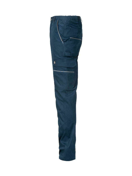 STOP Falcon Slim Stretch Παντελόνι Εργασίας Navy Μπλε