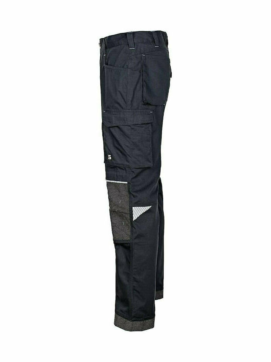 STOP Viper Ripstop Kevlar Arbeitshose Schwarz