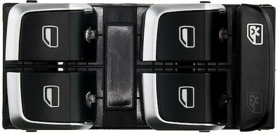 NTY Car Window Switch for Audi A4 / A5 / Q5 2009+ 10pin Black