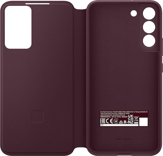 Samsung Book Plastic Burgundy (Galaxy S22+ 5G - Galaxy S22+ 5G)