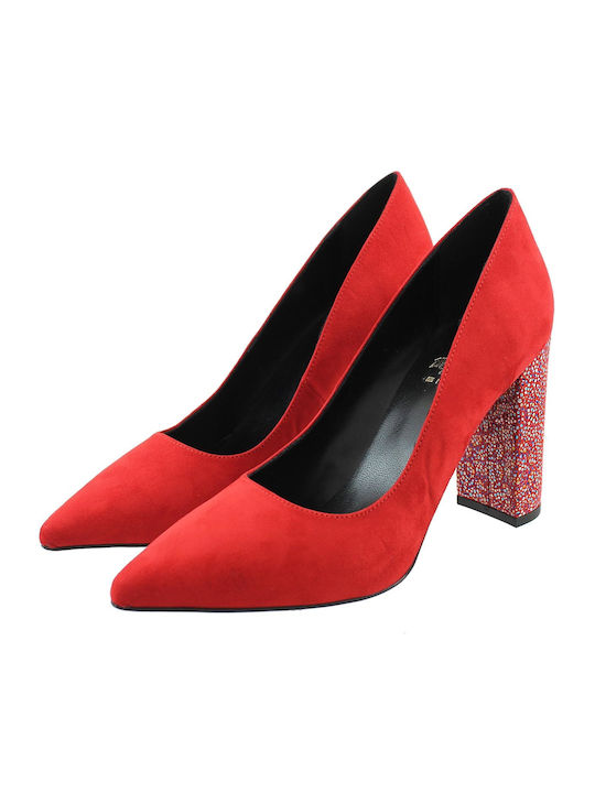 Pointed Toe Red High Heels