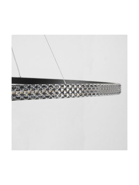GloboStar Diamond Pendant Light Black 106x106cm