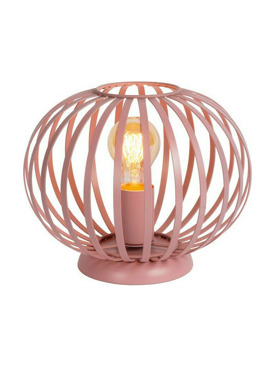 Lucide Lightning Merlina Table Decorative Lamp with Socket for Bulb E27 Pink