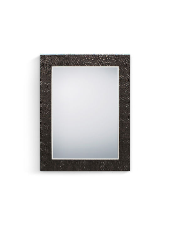 Mirrors & More Helena Wall Mirror with Black Plastic Frame 70x55cm 1pcs