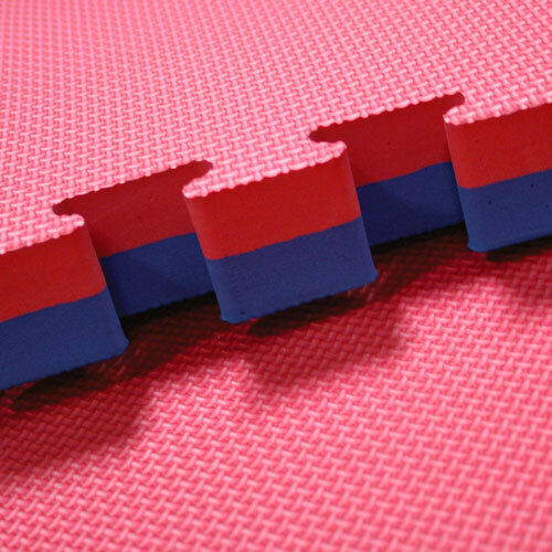 Viking Double Sided Red/Blue Puzzle Gym Mat 100x100x2.5cm 1 Piece