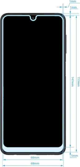 Crong 7D Nano Flexible 0.3mm Full Face Tempered Glass Black (Galaxy M22) CRG-7DNANO-SGM22