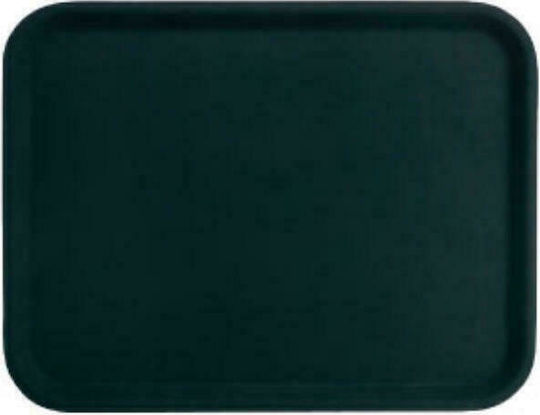 Novatex Plastic Rectangular Serving Tray Non-slip in Black Color 43x31cm 04-261 1pcs