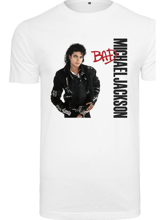 Michael Jackson Bad T-shirt Λευκό