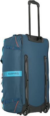 Travelite Basics Active Sack Voyage 86Es Petrol Blau mit Rädern L71xB36xH35cm.