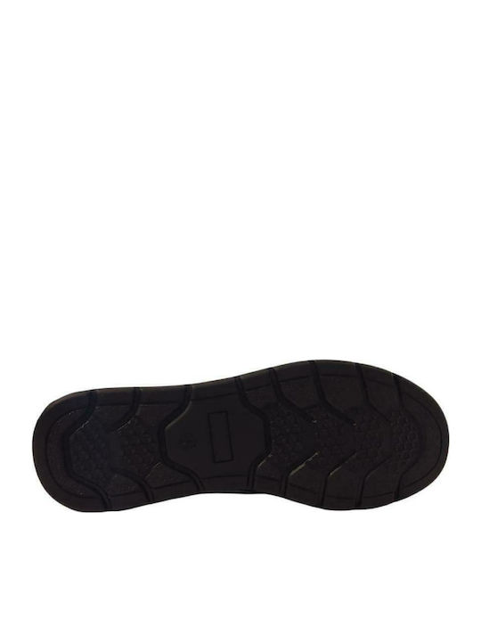 Leder Damen Oxfords in Schwarz Farbe