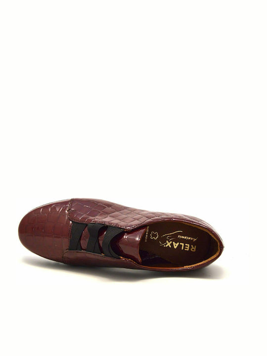 7350-08 Anatomic Women's Slip-On Leather Burgundy