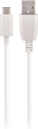 Maxlife USB 2.0 Cable USB-C male - USB-A White 2m (MAXLIFETYPEC2)