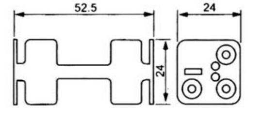 Battery Holder for 4xAAA Batteries