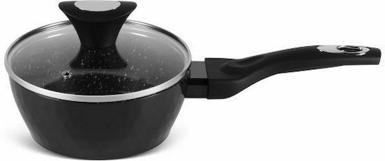 Edenberg Set De Vase De Gătit Din Aluminiu Negre Cu Acoperire Interioară Antiaderent 5 Buc