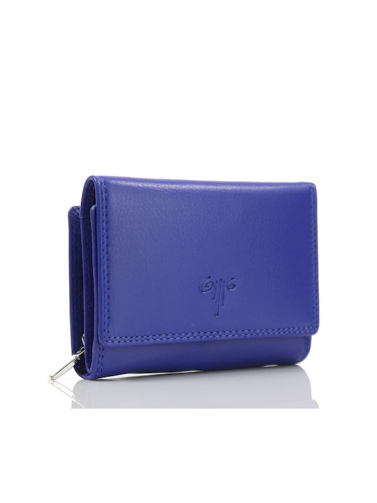 Kion Small Leather Women's Wallet Blue