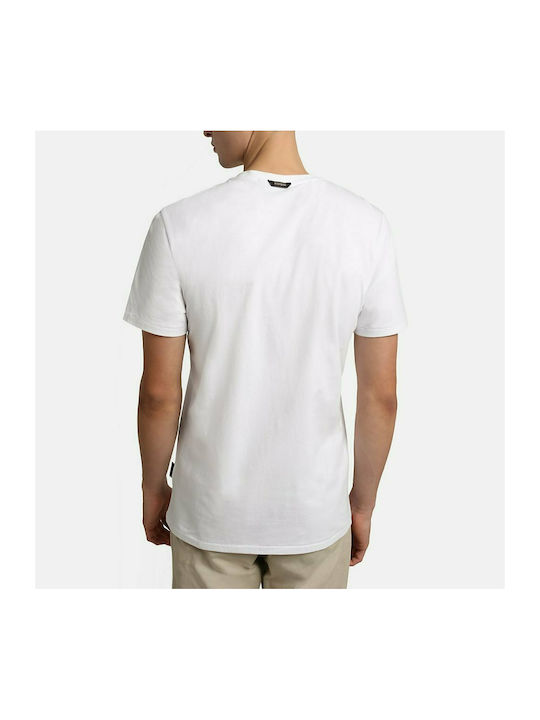 Napapijri Men's Short Sleeve T-shirt Bright White NP0A4G34-002