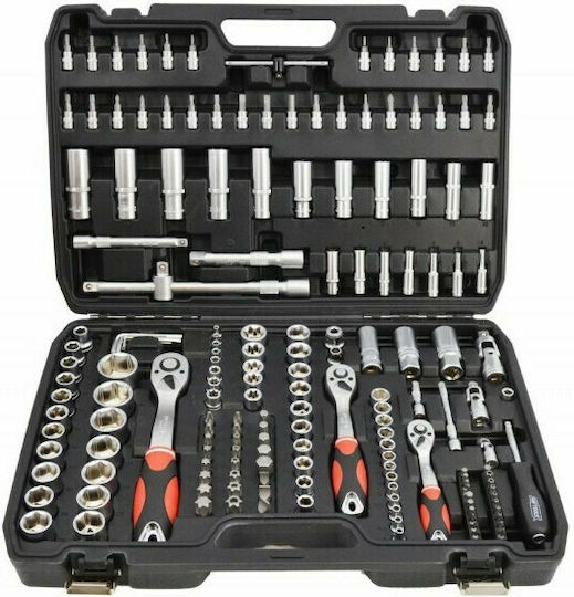 AWTools Ratschen- & Steckschlüssel-Sets 1\2" & 1\4" & 3\8" 173Stück