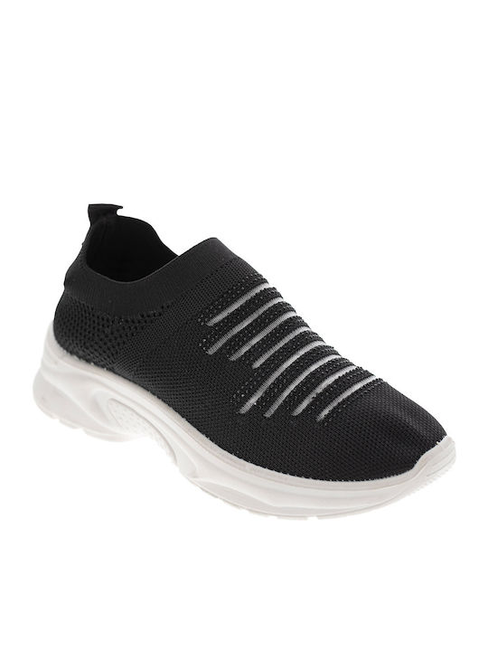 Ανατομικά Γυναικεία Slip-On Πάνινα Μαύρα