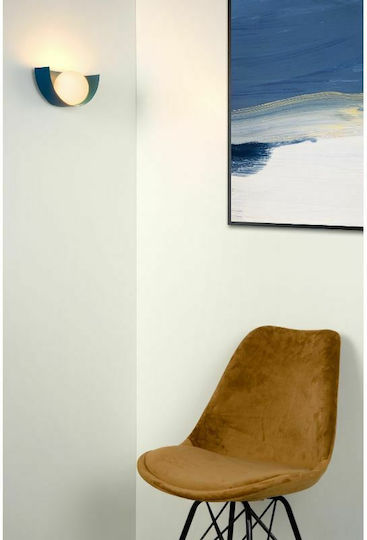 Lucide Lightning Benni Modern Lamp Wall with Socket G9 Blue 21cm