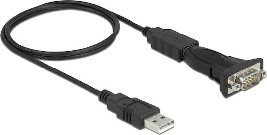 DeLock Καλώδιο USB-A σε RS232 9-pin male 0.8m