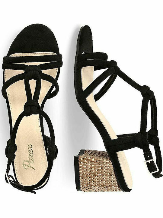 Leder Sandalen Schwarz