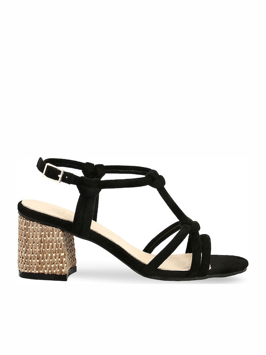 Leder Sandalen Schwarz