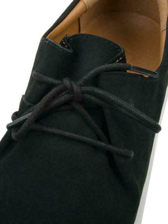 256656 Bărbați Flatforms Sneakers Negre 256656-BLACK