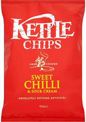 Kettle Chips Chips With Sweet Chilli & Sour Cream Flavor 150gr