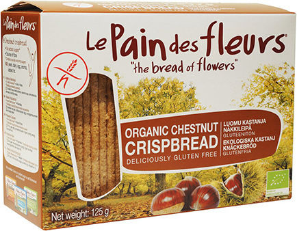 Le pain des fleurs Organic Crackers With Chestnut Gluten Free 150gr