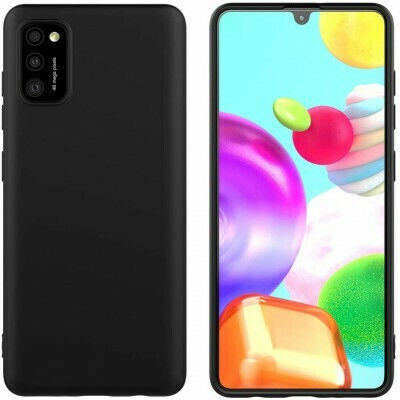 Cti Umschlag Rückseite Silikon Schwarz (Galaxy A41)