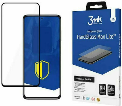 3MK HardGlass Max Lite Full Face Tempered Glass Black (Poco X3 GT)