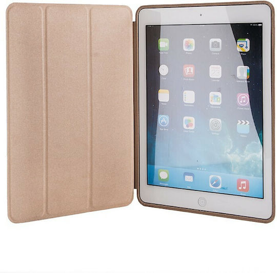 Θήκη Βιβλίο Tri-fold Βάση Στήριξης Ipad 9.7 2018 9.7 2017 Ροζέ Χρυσαφί