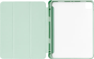 Hurtel Flip Flip Cover Piele artificială / Silicon Verde (iPad Pro 2020 12.9" / iPad Pro 2021 12.9")