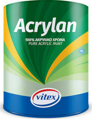 Vitex Acrylan Base TR Plastic Acrilyc Paint for Exterior Use White 10lt