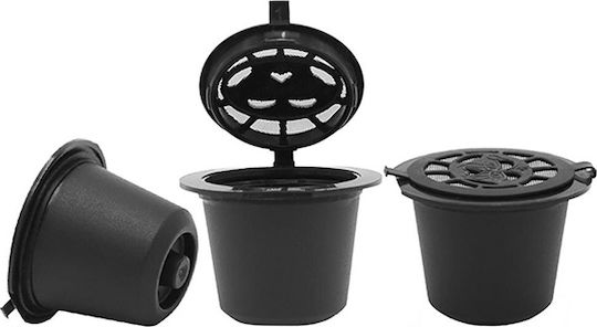 InnovaGoods Επαναγεμιζόμενες Κάψουλες Recoff Συμβατές με Μηχανή Nespresso 3caps