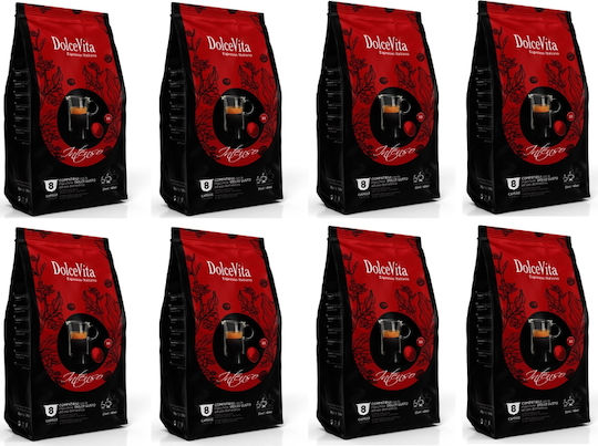 Dolce Vita Капсули Еспресо Intenso Съвместими с машина Dolce Gusto 64капси