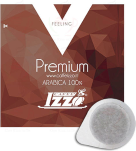 Izzo Κάψουλες Espresso Premium 100% Arabica Συμβατές με Μηχανή E.S.E. Pod 150caps